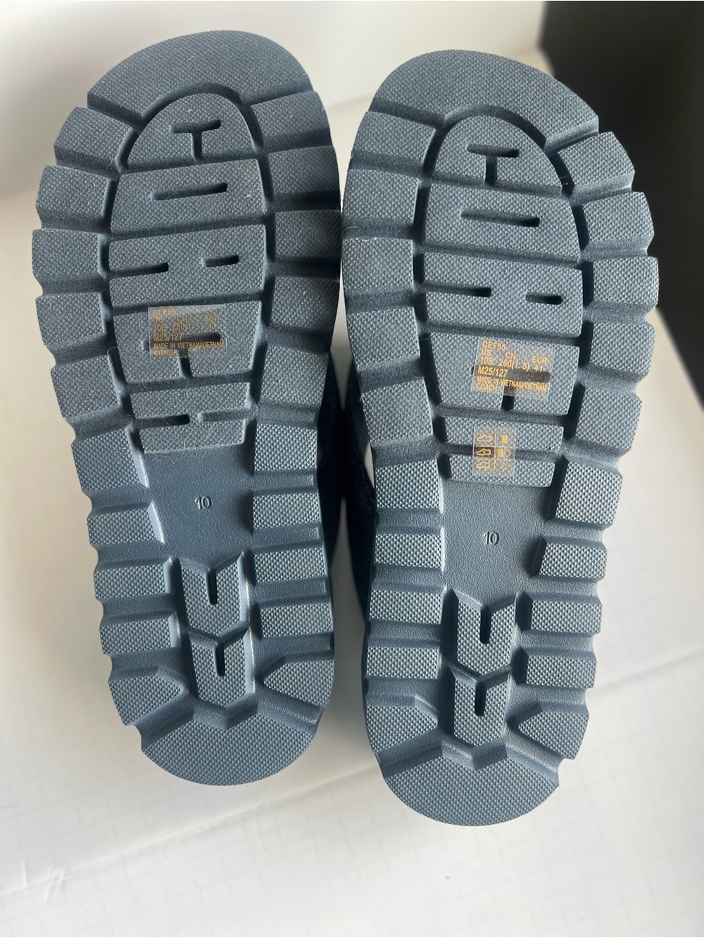 Coach Brynn Denim Thong Slip-On Sandals Women’s Size 10 NWT - Picture 2 of 6